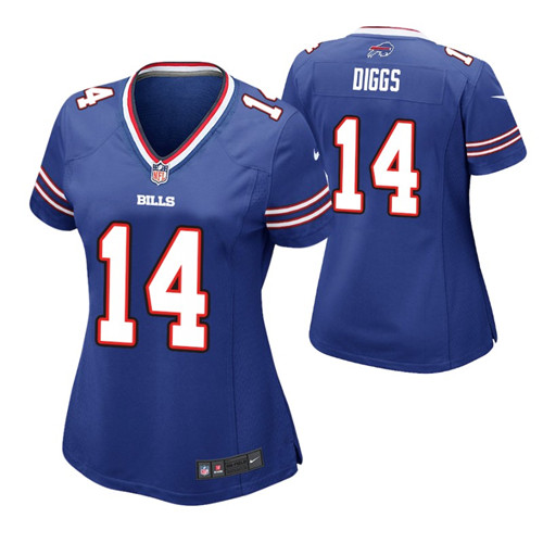 bills-stefon-diggs-game-jersey-royal-women's