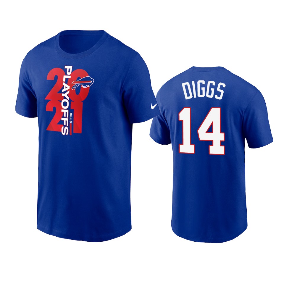 bills stefon diggs royal 2021 nfl playoffs t shirt