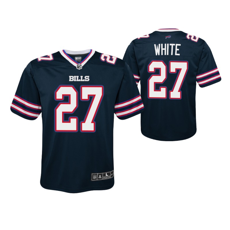 bills tre'davious white inverted game youth jersey navy