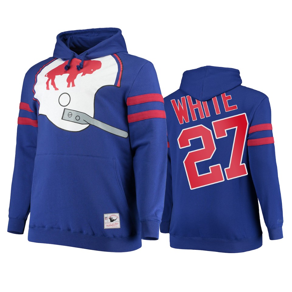 bills tre'davious white royal big face hoodie