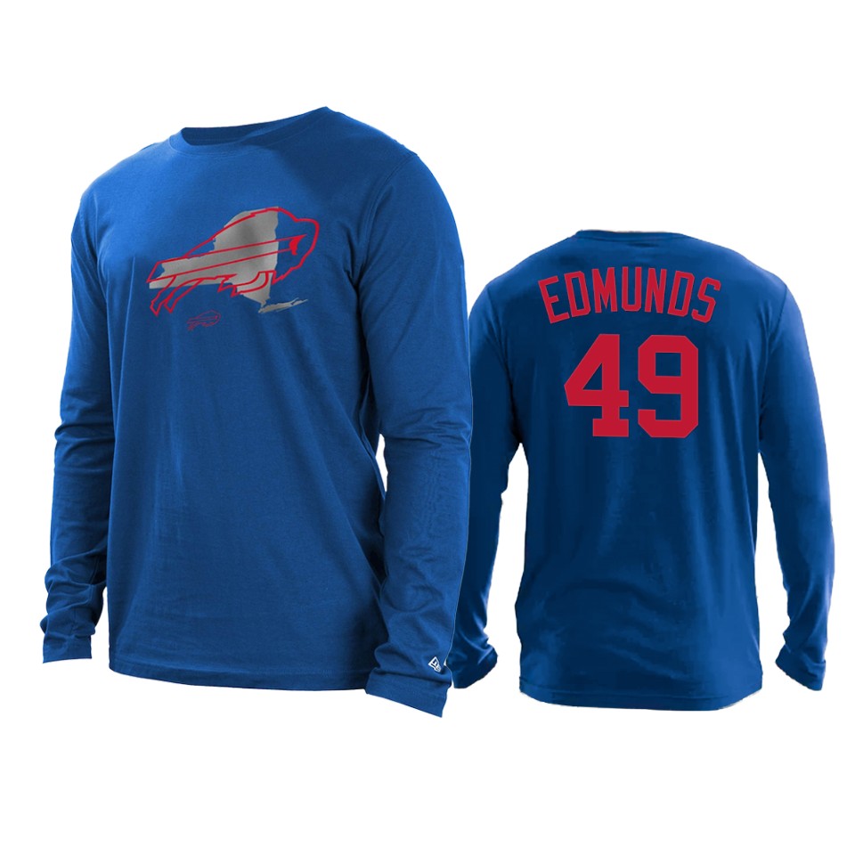 bills tremaine edmunds blue state long sleeve t shirt