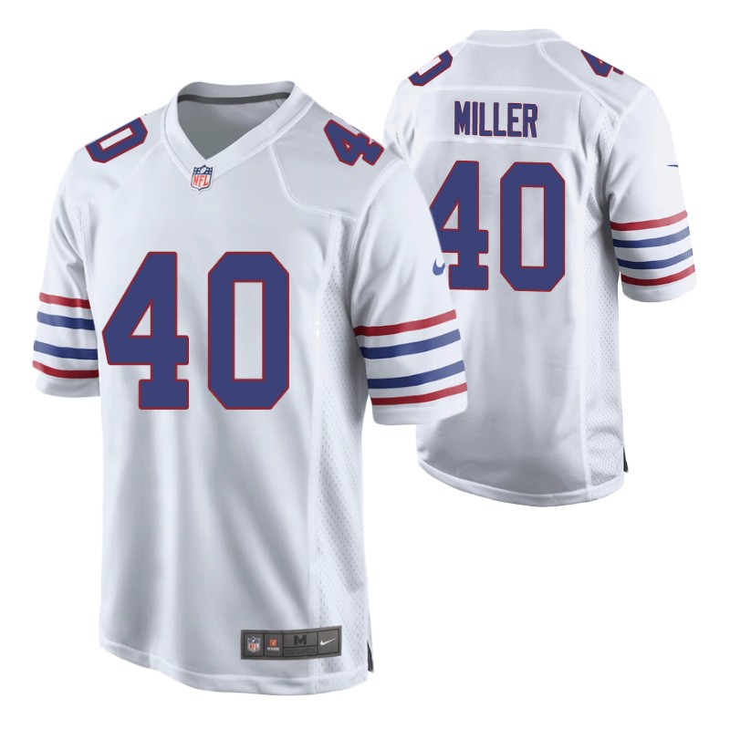 bills von miller alternate game jersey white men