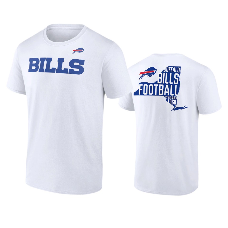 bills white hot shot state t shirt