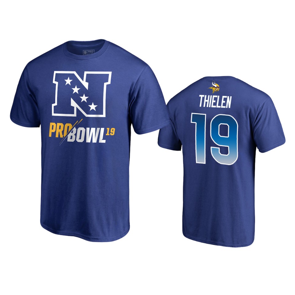 blue adam thielen t shirt