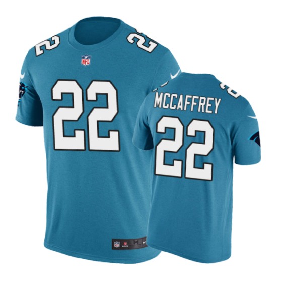 blue christian mccaffrey t shirt