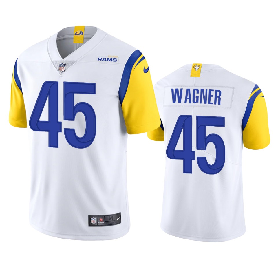 bobby wagner rams white vapor jersey