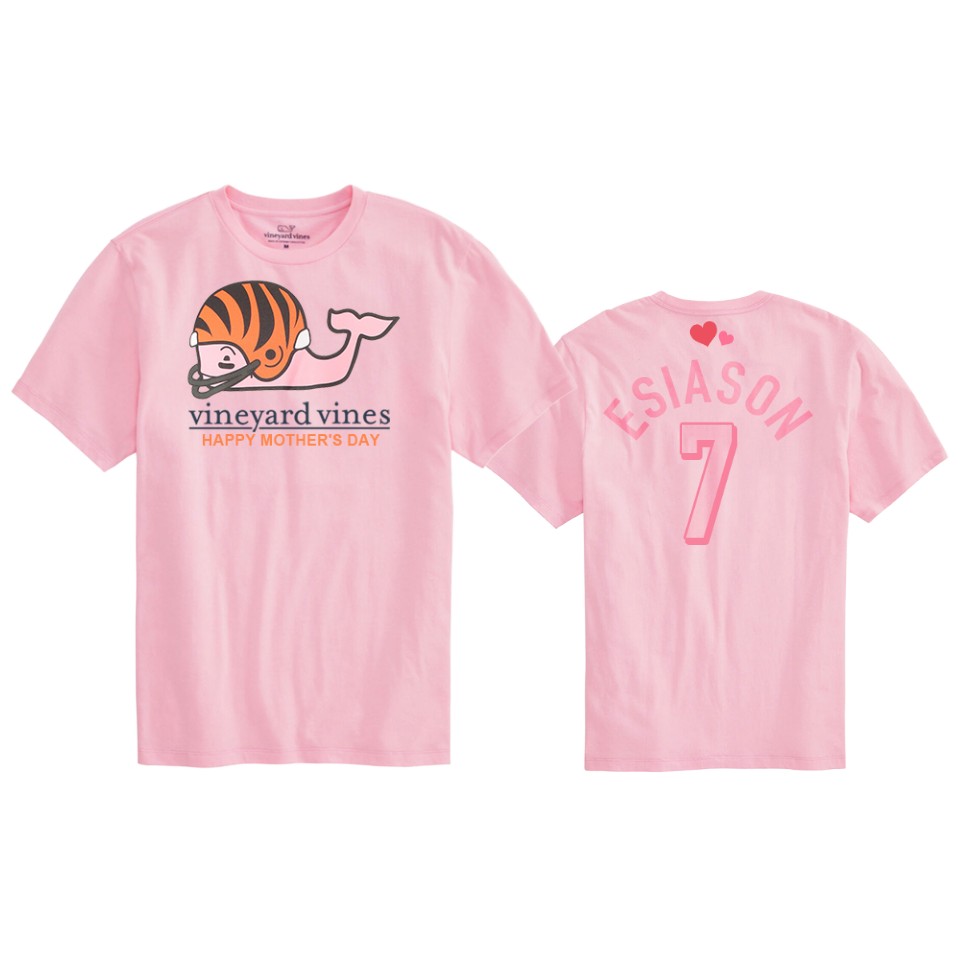 boomer esiason bengals pink mother's day t shirt