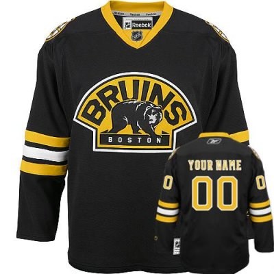 boston bruins third customized hockey jersey