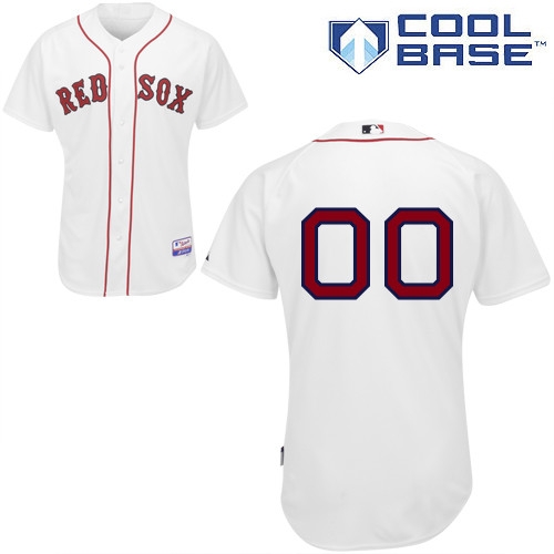 boston red sox personalized custom white jersey