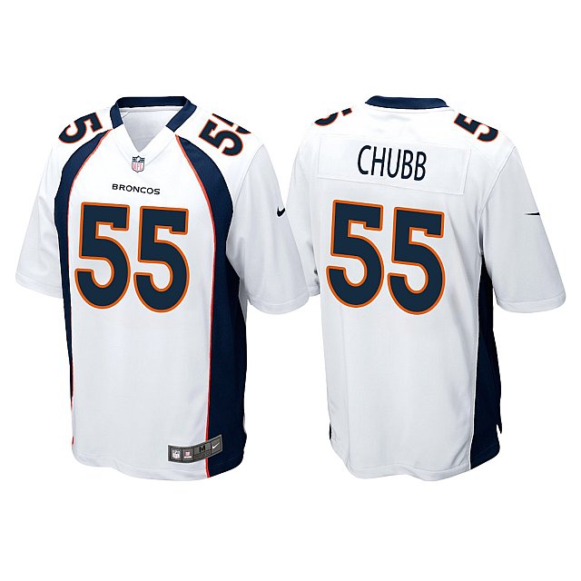 bradley-chubb-broncos-game-white-jersey-middle