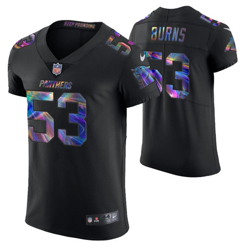 brian-burns-golden-edition-jersey-vapor-elite-black-holographic