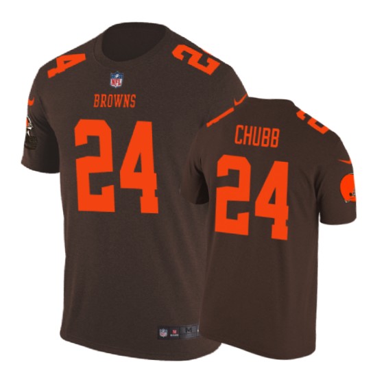 brown nick chubb t shirt
