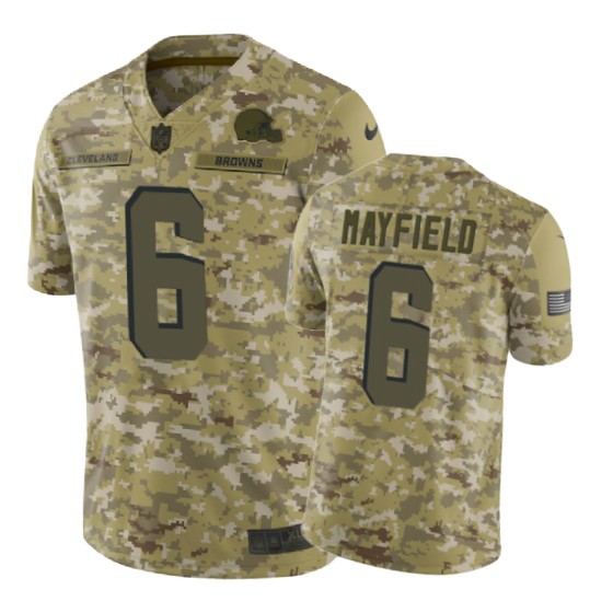 browns 6 baker mayfield 2018 salute to service jersey
