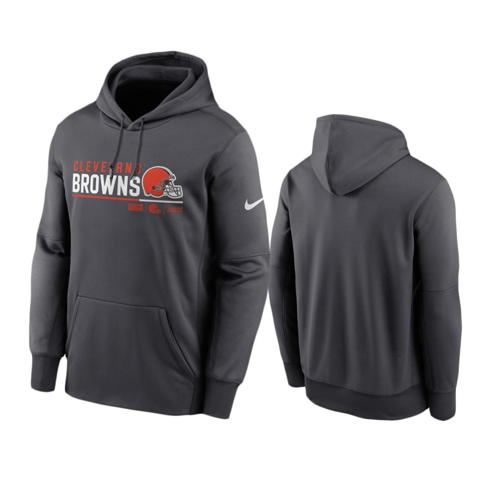 browns anthracite prime logo name split hoodie