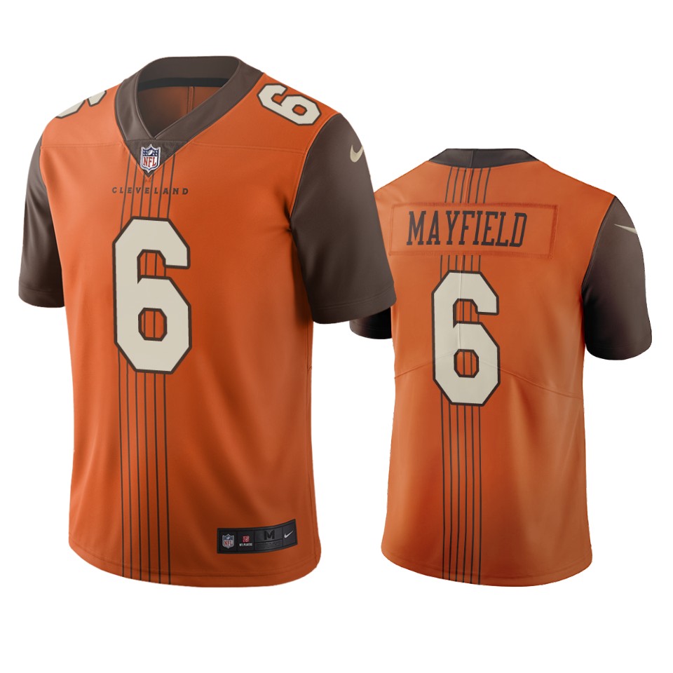 browns baker mayfield brown city edition jersey