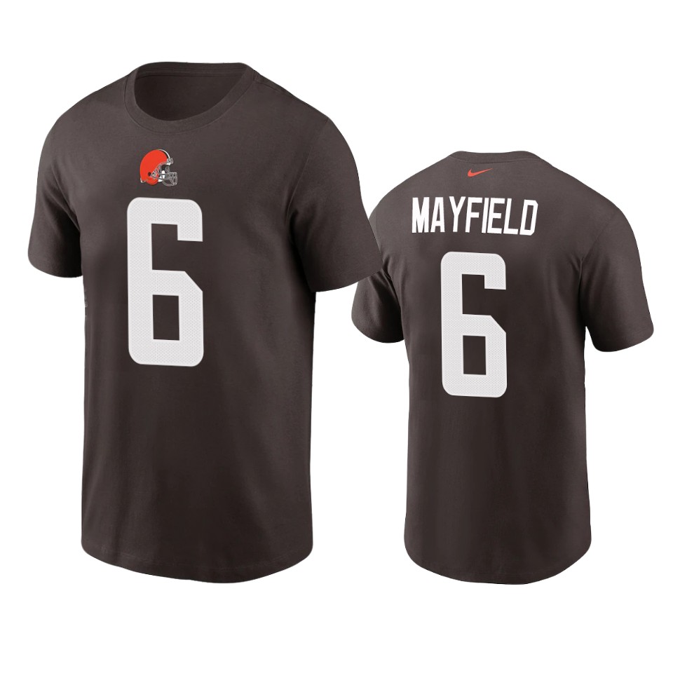 browns baker mayfield brown t shirt