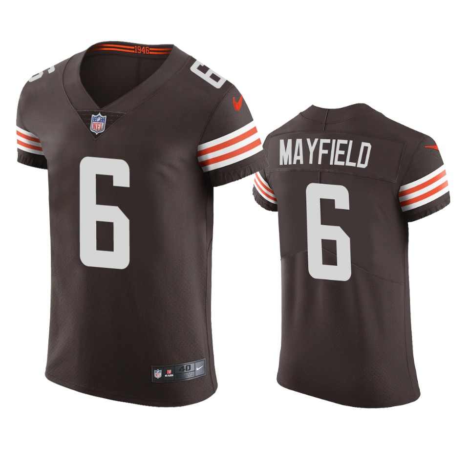 browns baker mayfield brown vapor elite jersey