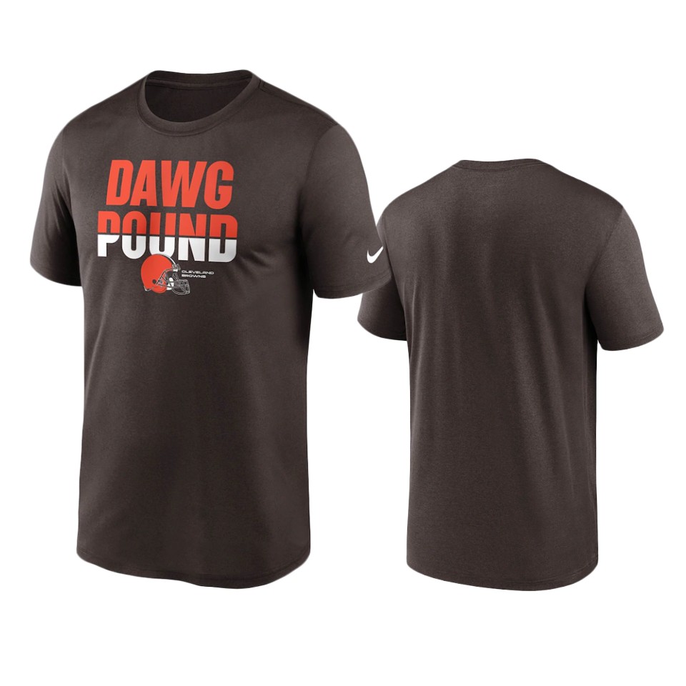 browns brown legend local phrase performance t shirt