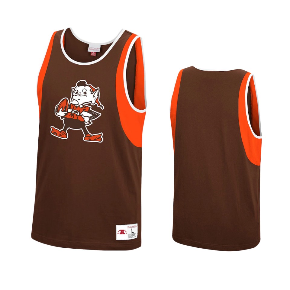 browns brown matchup historic logo tank top