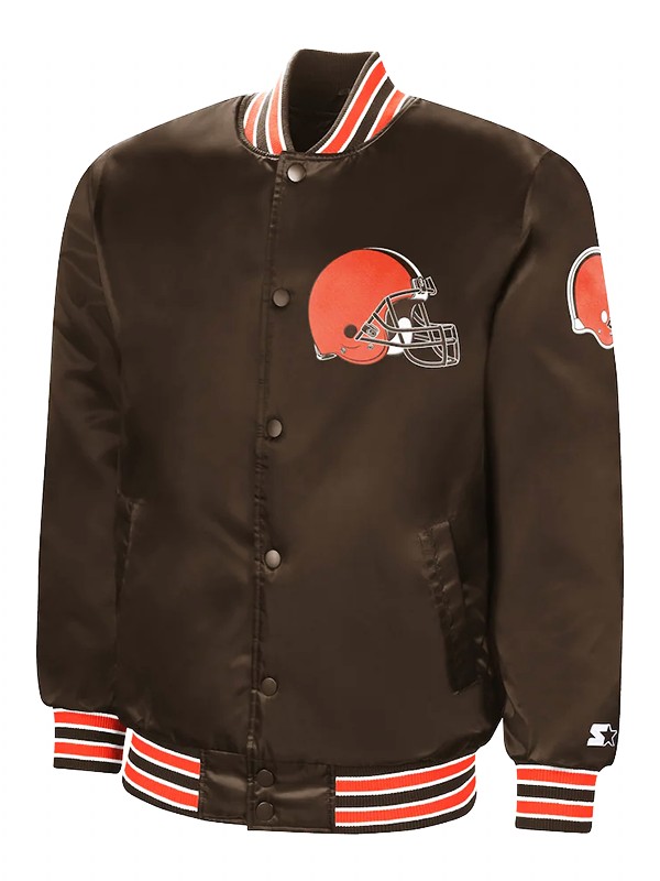 browns brown retro the diamond jacket