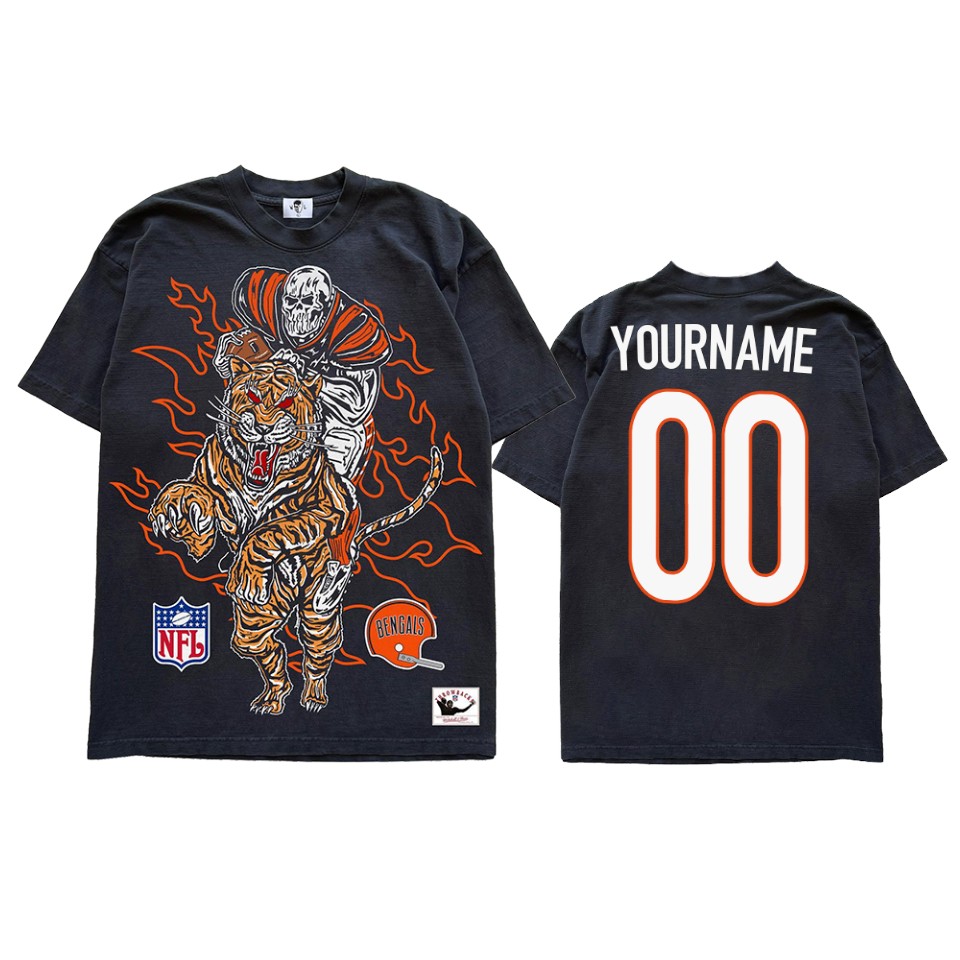browns custom black draft day warren lotas x nfl x m&n t shirt