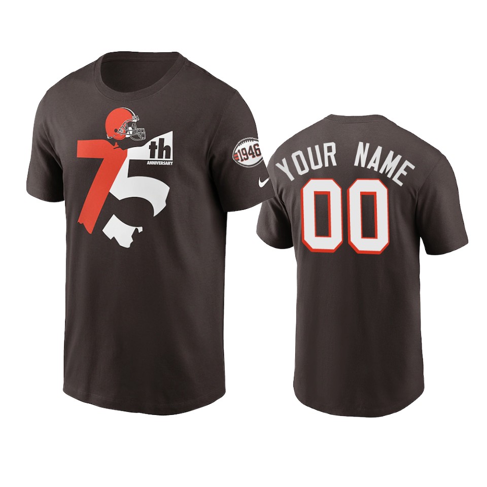 browns custom brown 1946 collection t shirt