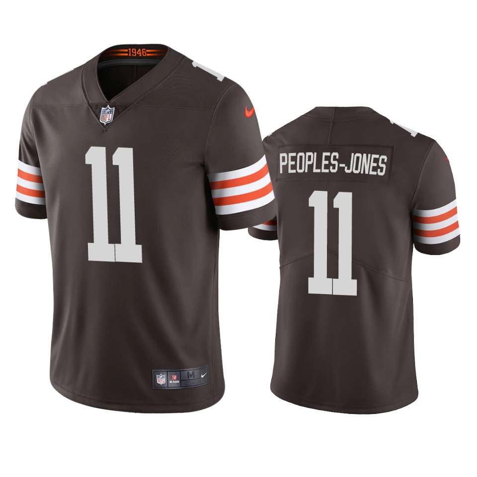 browns donovan peoples jones brown vapor untouchable limited jersey
