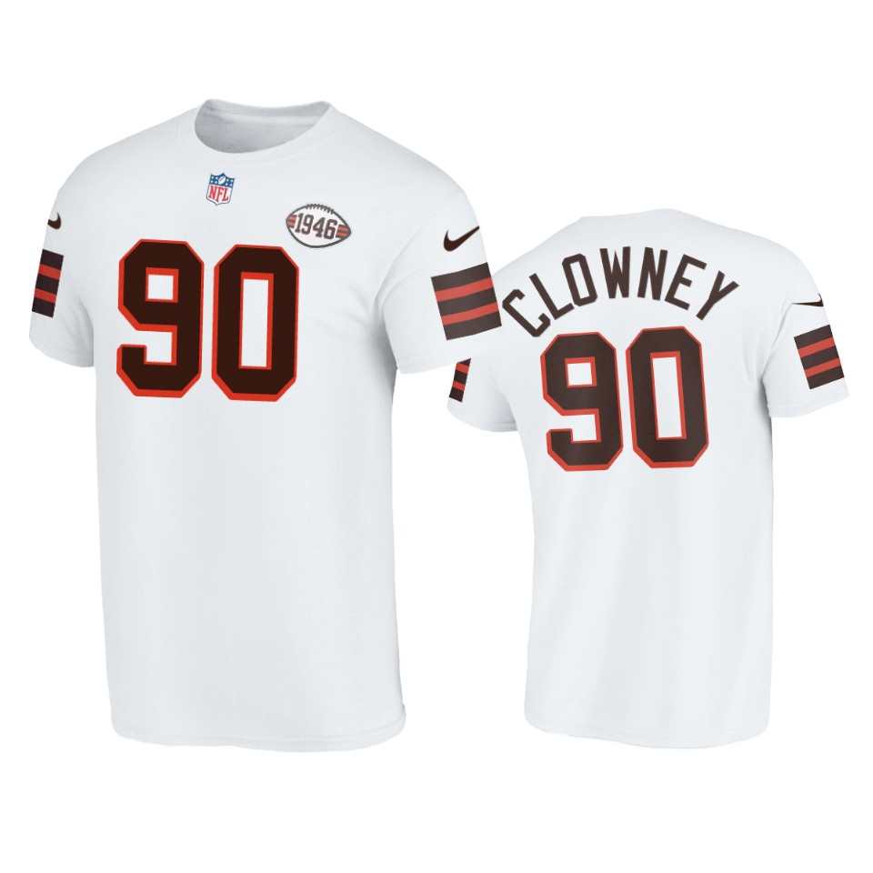 browns jadeveon clowney white 1946 collection t shirt
