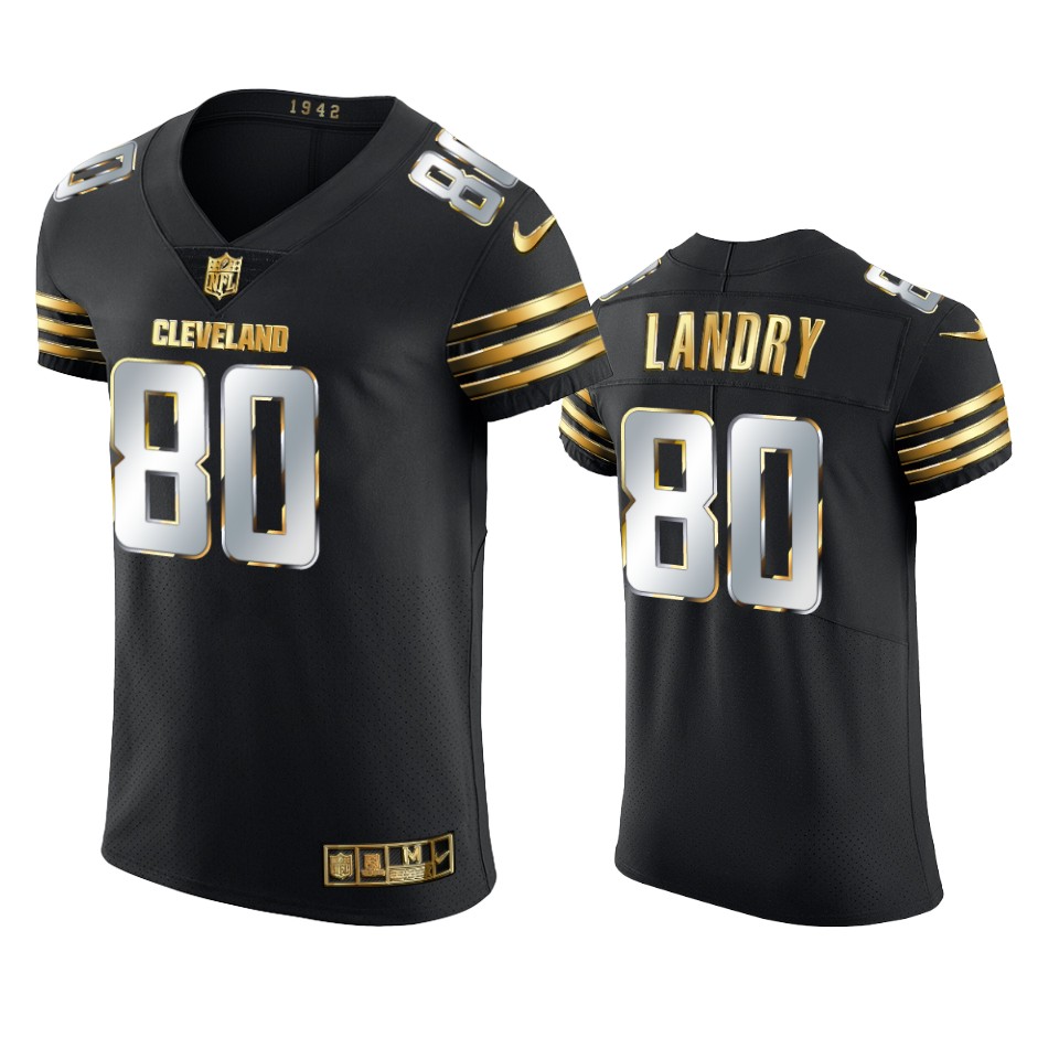 browns jarvis landry black golden edition vapor elite jersey