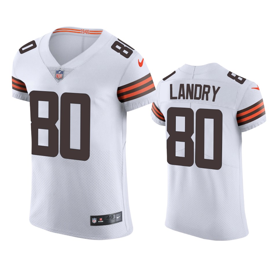 browns jarvis landry white vapor elite jersey