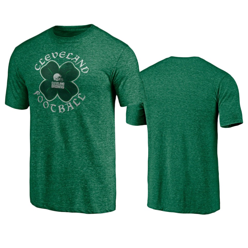 browns kelly green st. patrick's day celtic t shirt