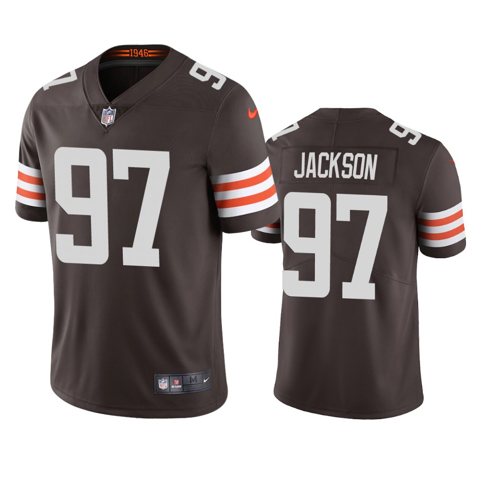 browns malik jackson brown vapor jersey