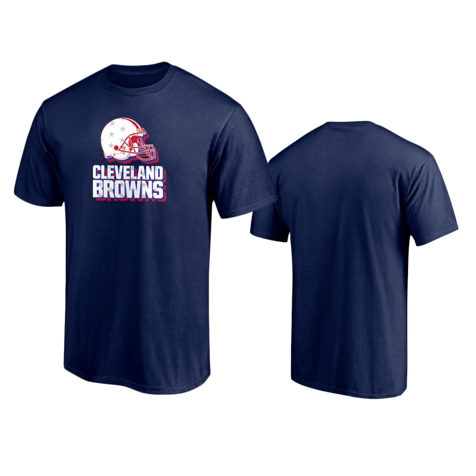 browns navy red white and team t shirt