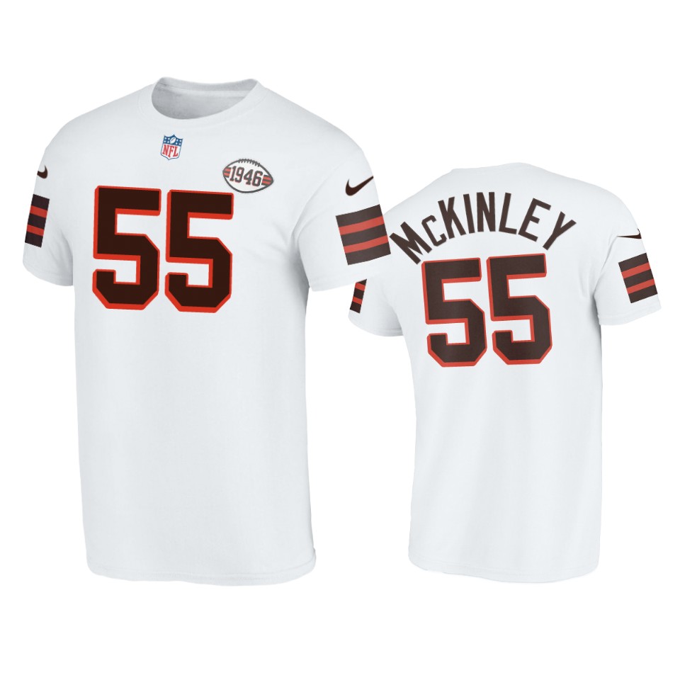 browns takkarist mckinley white 1946 collection t shirt