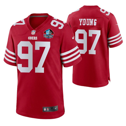 bryant young 2022 hall of fame jersey scarlet game
