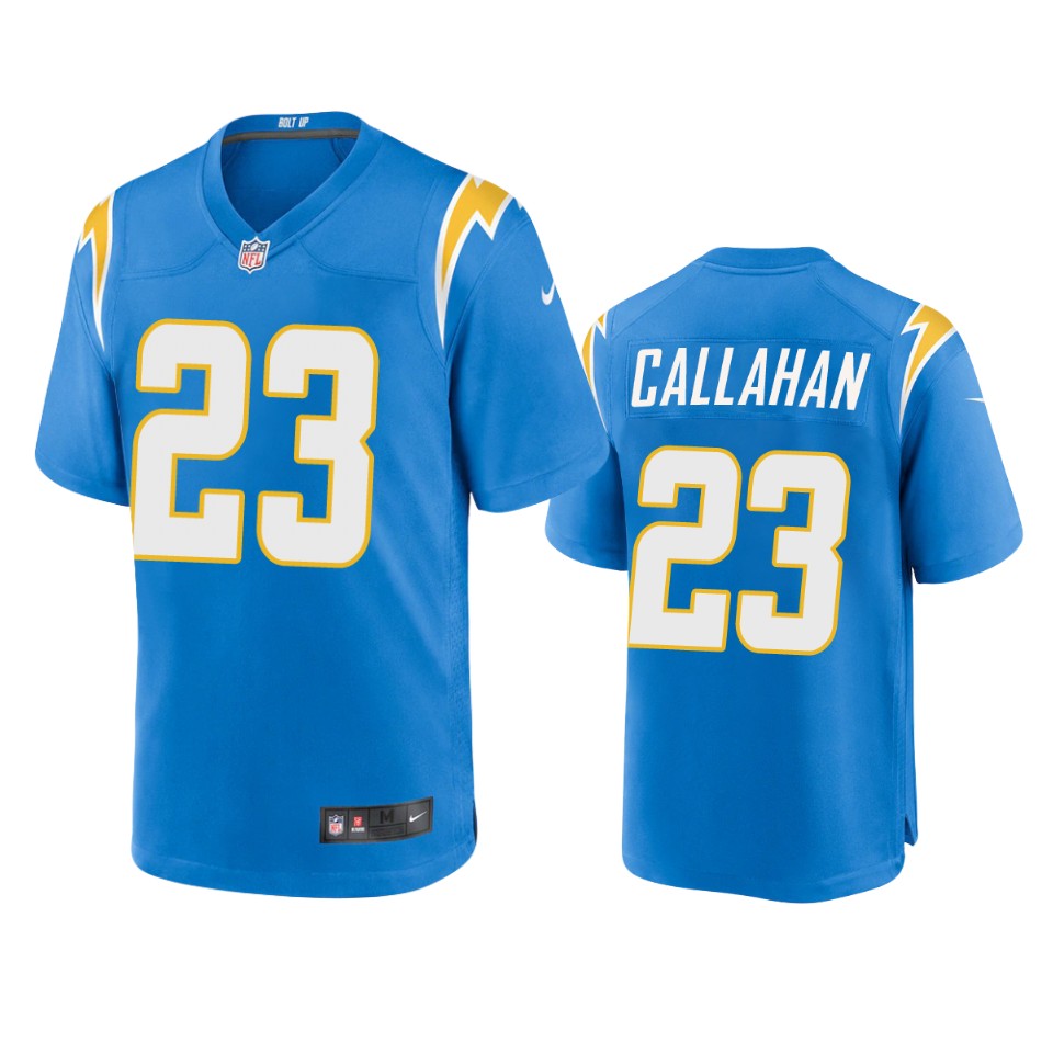 bryce callahan chargers powder blue game jersey