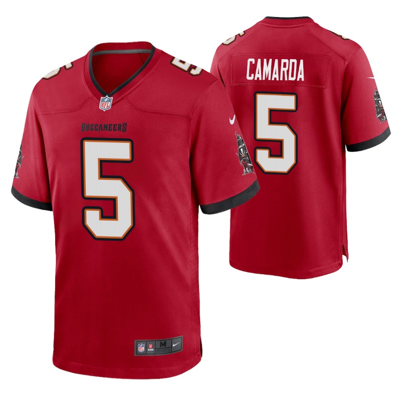buccaneers-2022-nfl-draft-jake-camarda-game-jersey-red-men