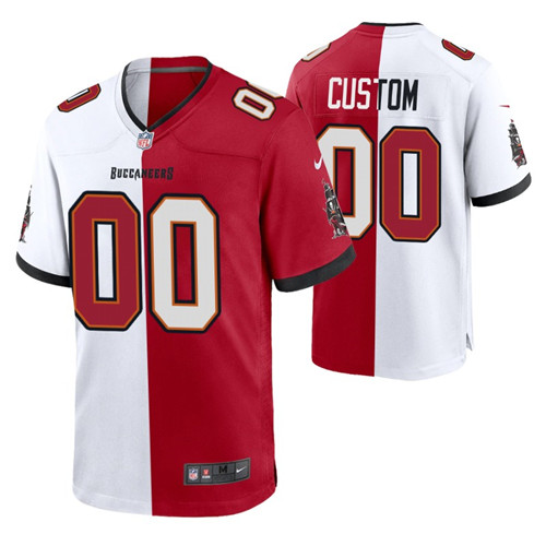 buccaneers-custom-split-jersey-red-white-two-tone