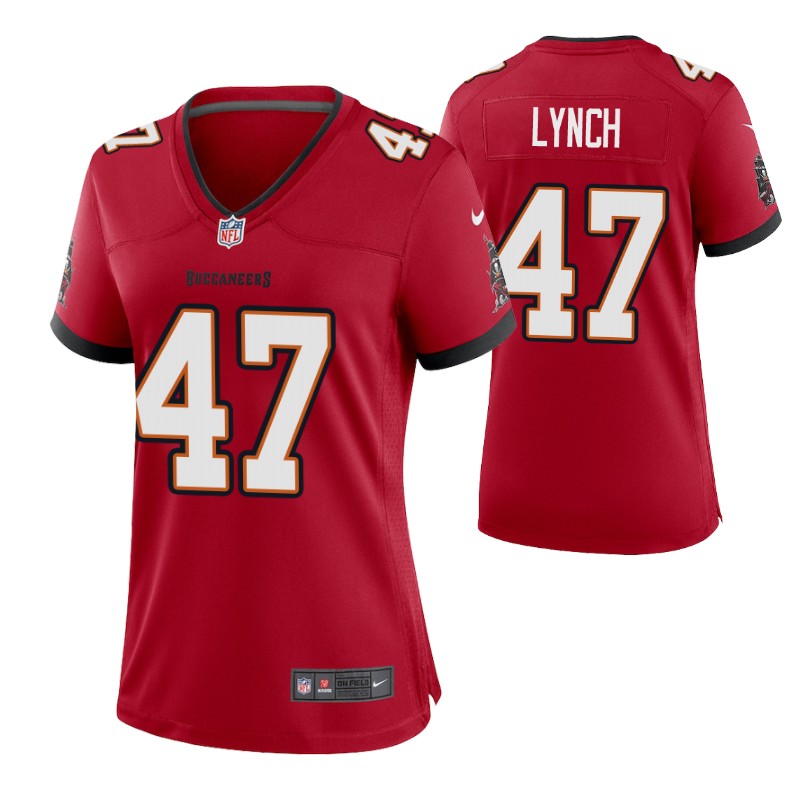 buccaneers-john-lynch-game-jersey-red-women's