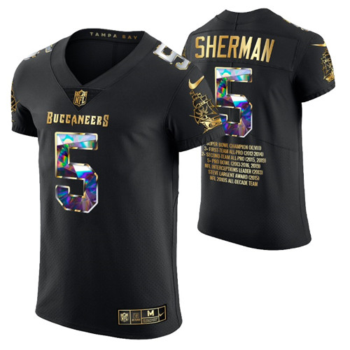 buccaneers-richard-sherman-career-highlights-jersey-black-diamond-edition