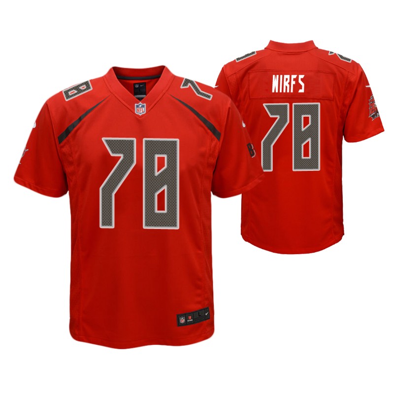 buccaneers-tristan-wirfs-color-rush-game-jersey-red-youth