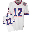 buffalo bills #12 kelly throwback white jersey
