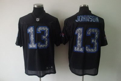 buffalo bills #13 steve johnson black jerseys (2011 united sideline)