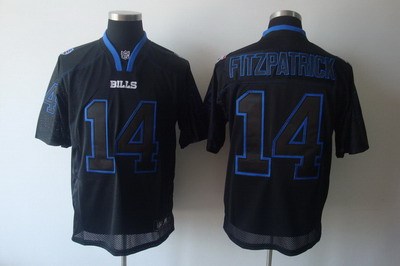 buffalo bills #14 ryan fitzpatrick black jerseys [field shadow]