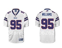 buffalo bills #95 k.williams white 2011 new