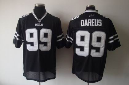 buffalo bills 99 marcell dareus full black jersey