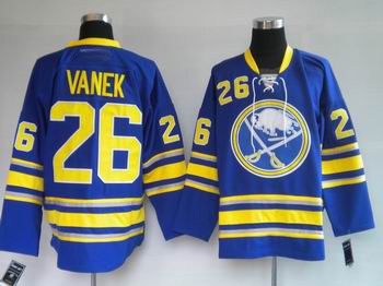 buffalo sabres vanek #26 thomas vanek blue