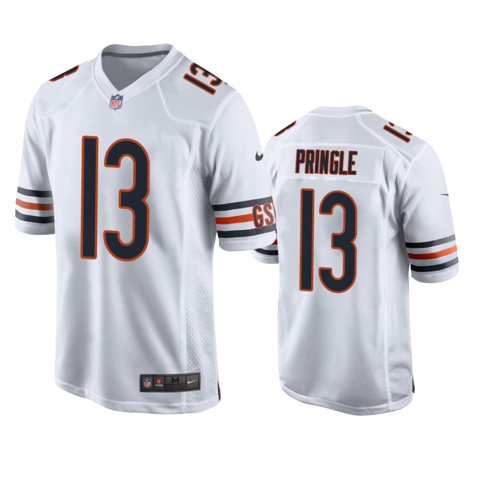 byron pringle bears white game jersey