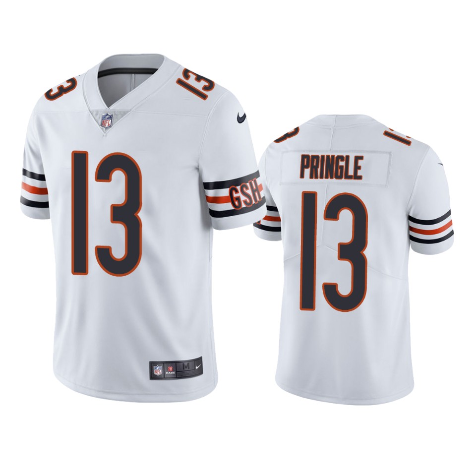 byron pringle bears white vapor jersey