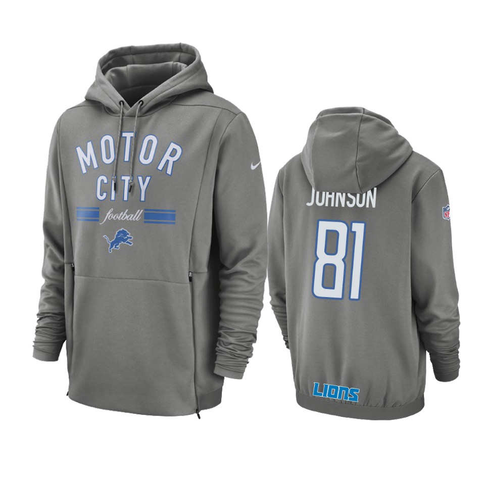 calvin johnson lions gray sideline local lockup hoodie